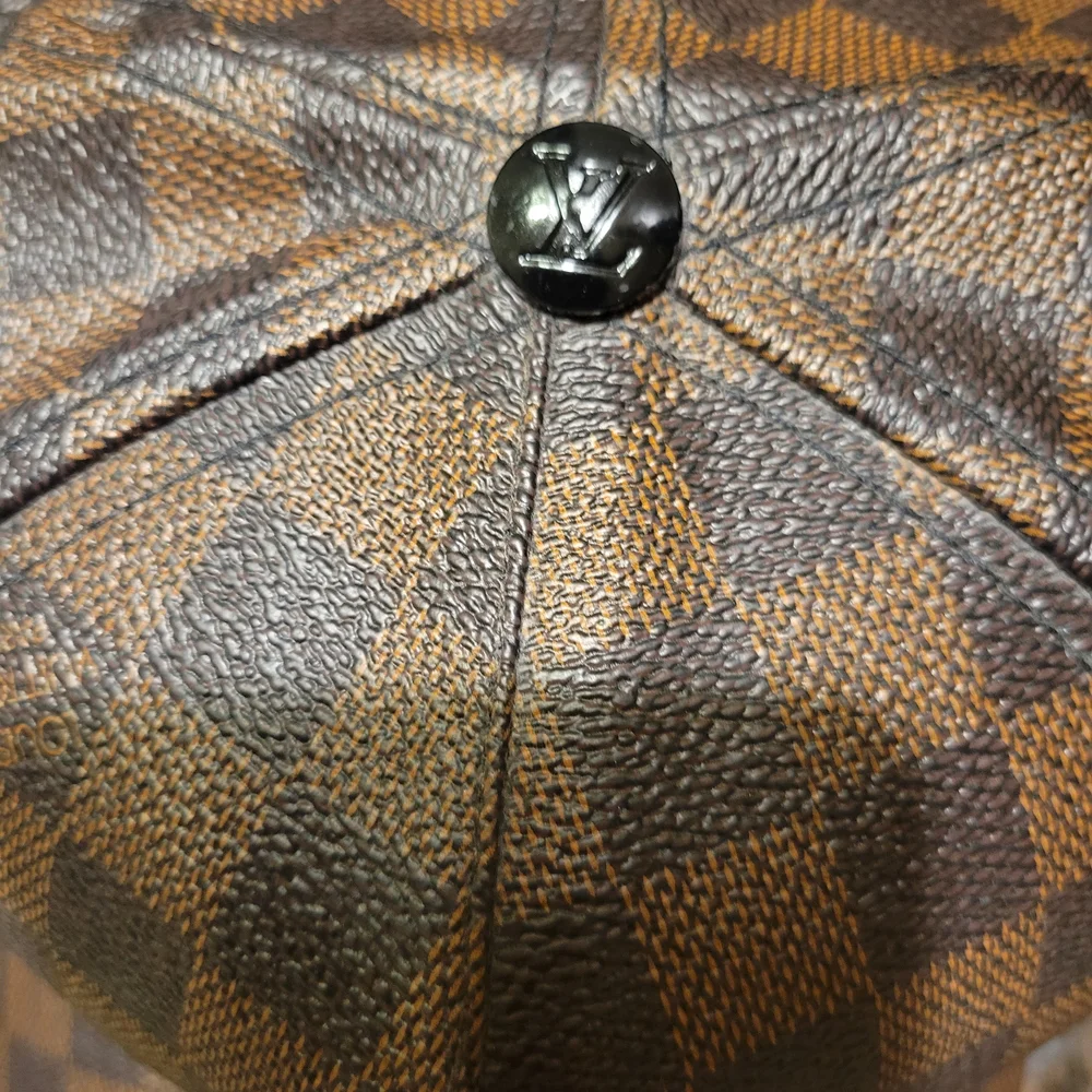 Louis Vuitton Brown Checkered Cap - Picture 7 of 12